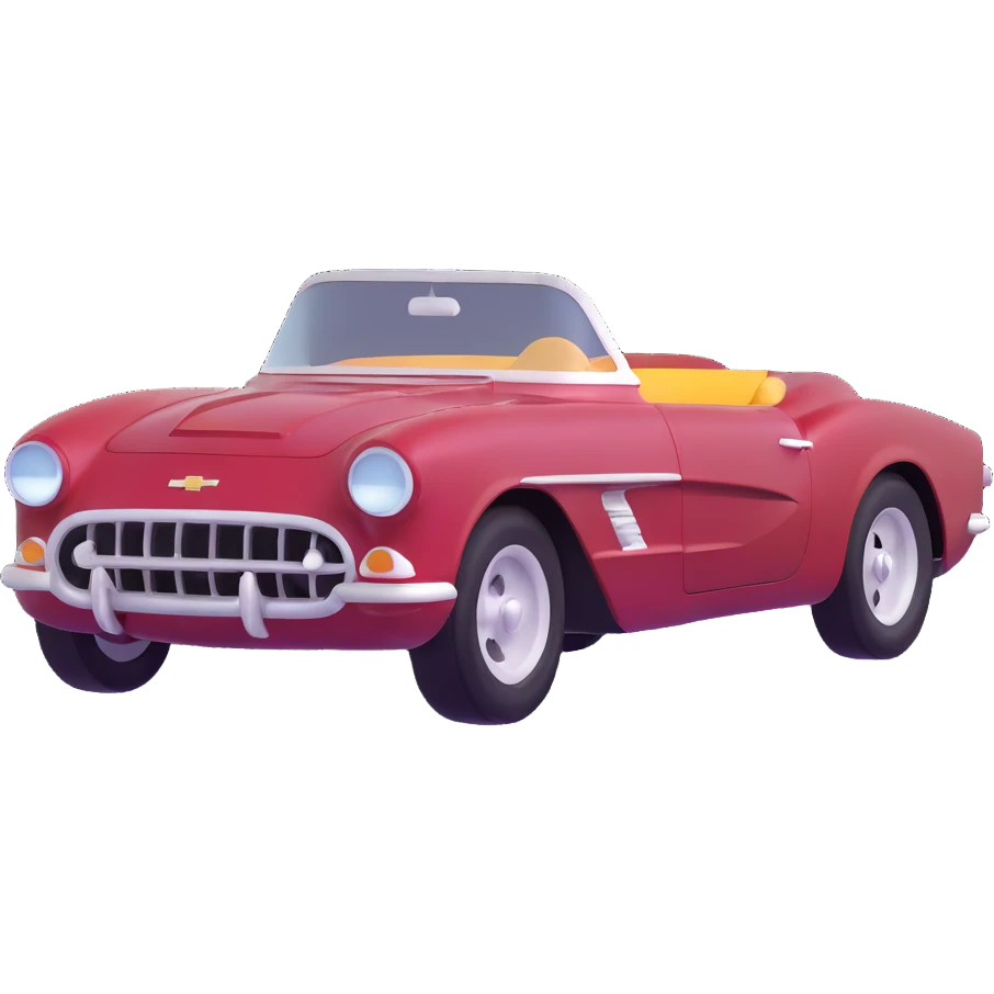 Chevrolet sports car emoji