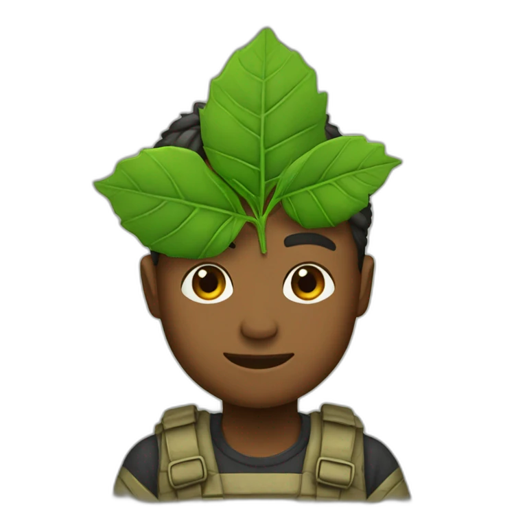 buzon con una hoja con % emoji