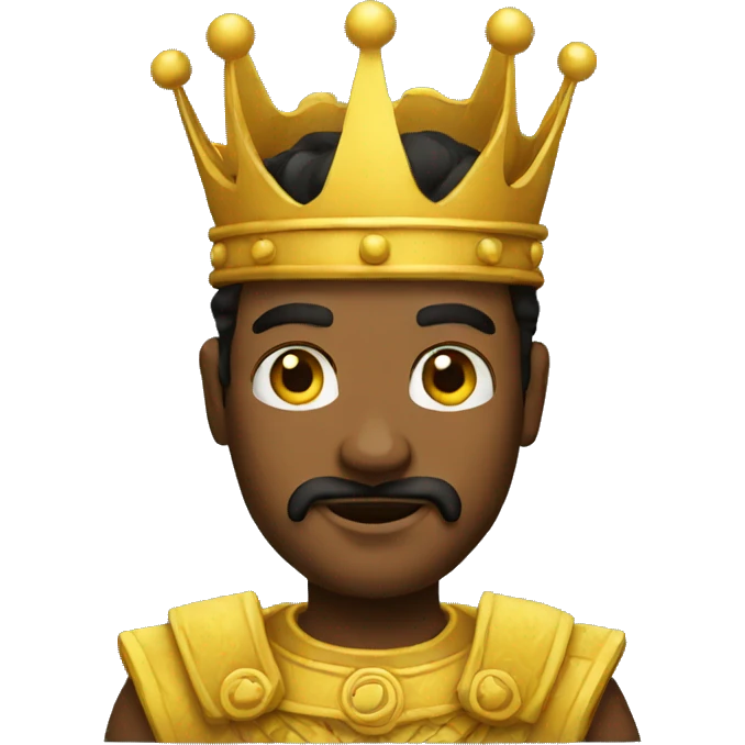 King yellow emoji