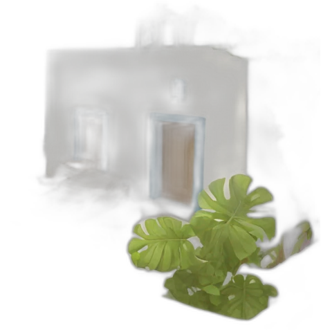 Santorini seaside house emoji
