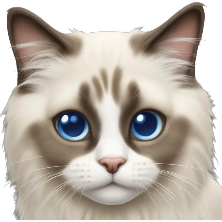 Ragdoll cat emoji