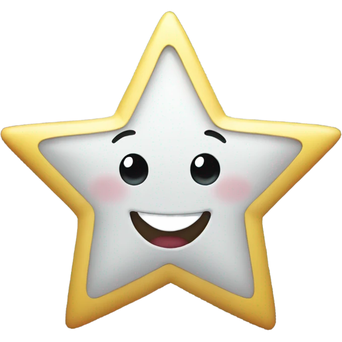 the star is smiling emoji