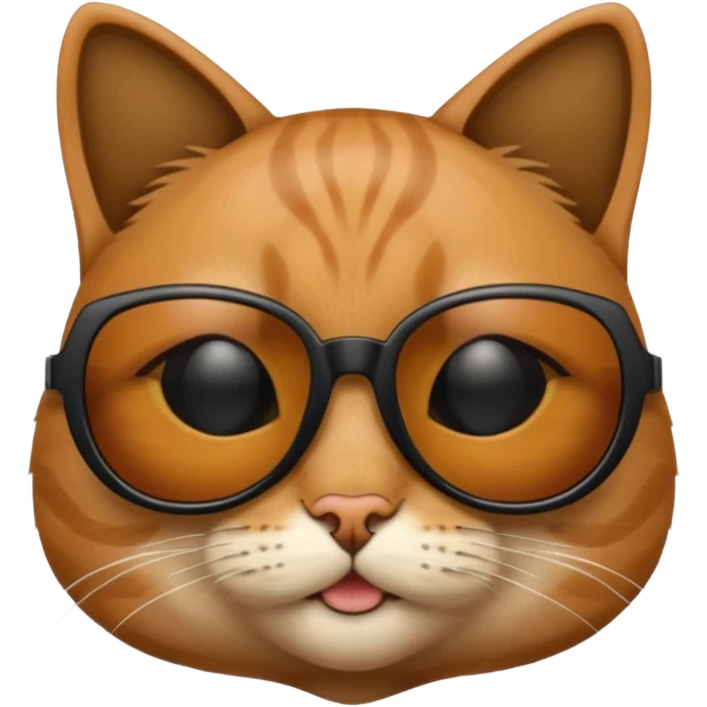 Cat wearing sunglasses emoji