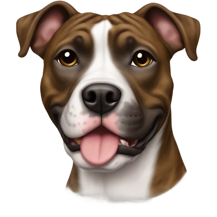 Brindle amstaff terrier  emoji