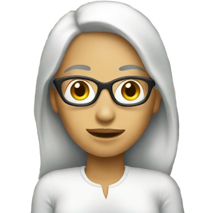 Blank woman with money emoji