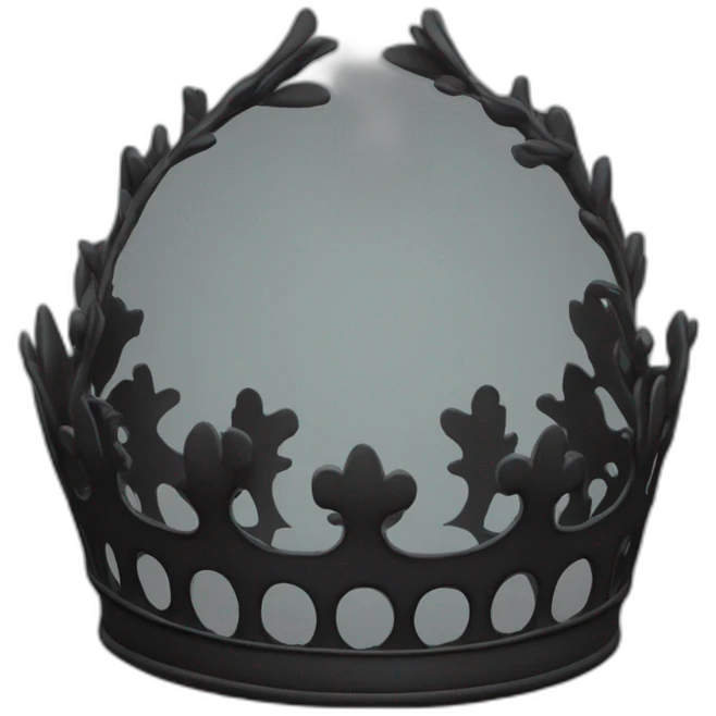 Couronne noire emoji