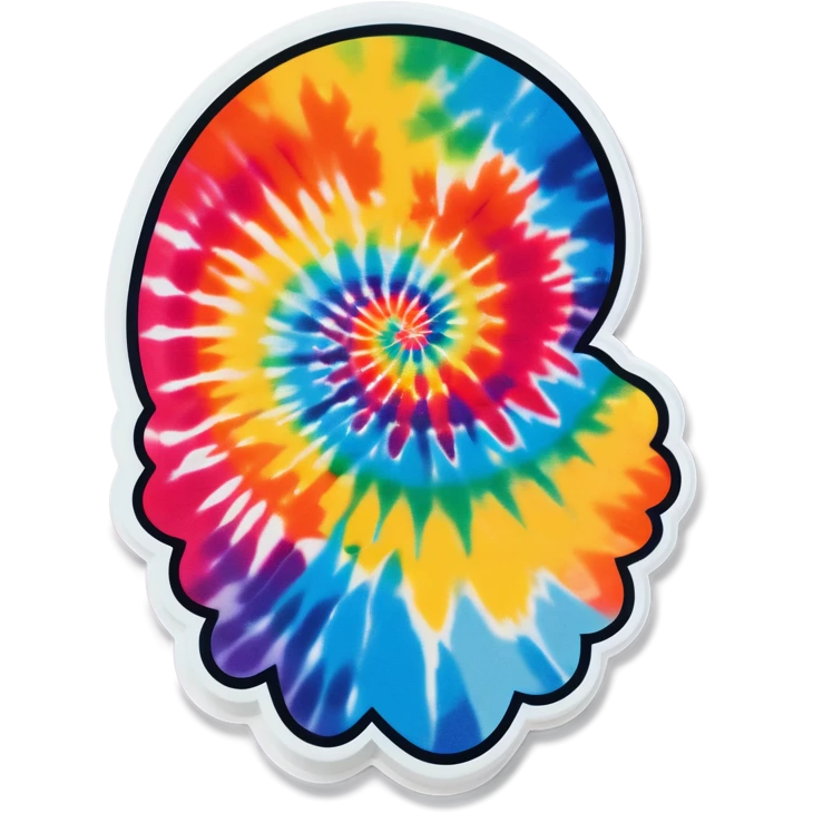 Tie dye emoji