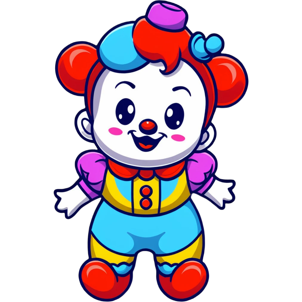 Circus Baby from Five Nights at Freddy's Sister Location, clown girl animatronic emoji