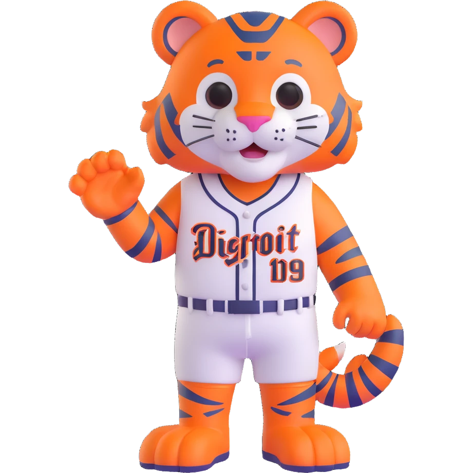 Detroit Tigers mascot emoji
