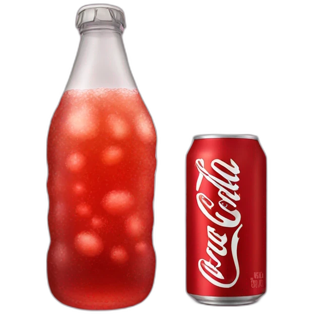 big red soda emoji