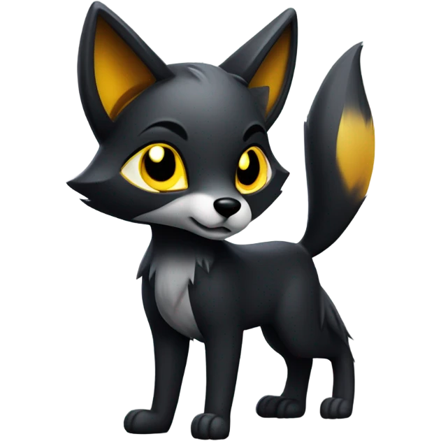 Black Fox emoji
