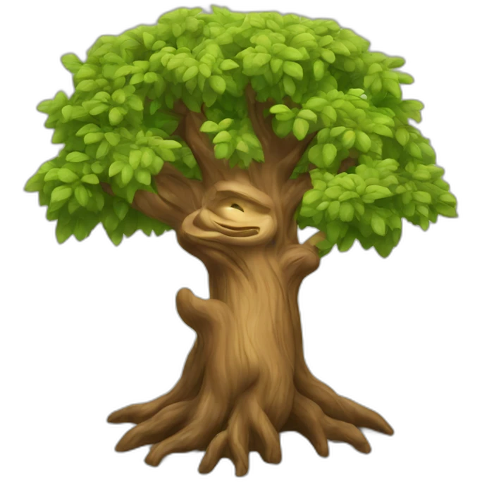 wise tree emoji