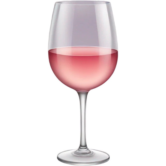 glass of rose wine emoji