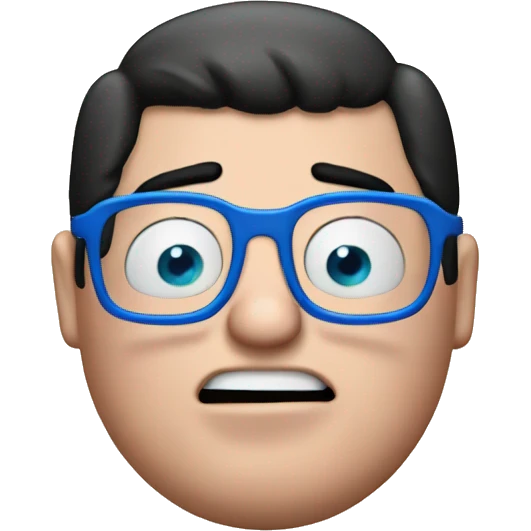 Peter griffin if he was a blue egg emoji