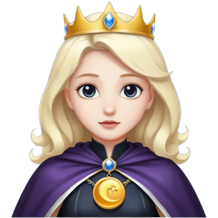 Eclipse Princess – shadow cape + lunar pin,Shadow Princesses. emoji