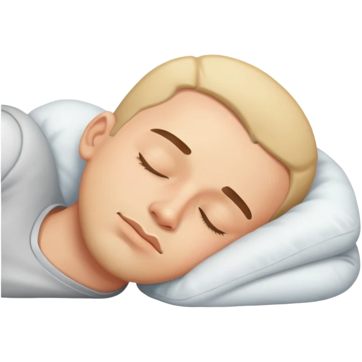 Men sleeping emoji
