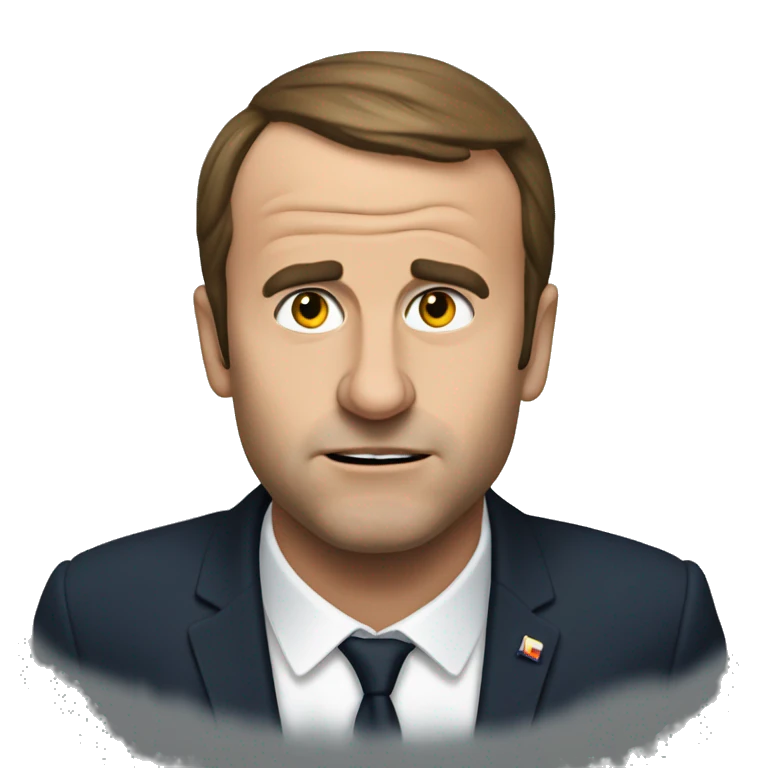 Macron qui pleure  emoji