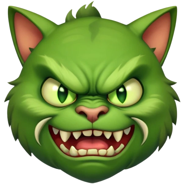 Кот-огр emoji