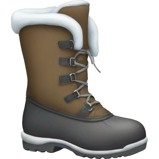 snow boots emoji
