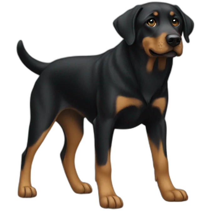 labrador crossed with beauceron emoji