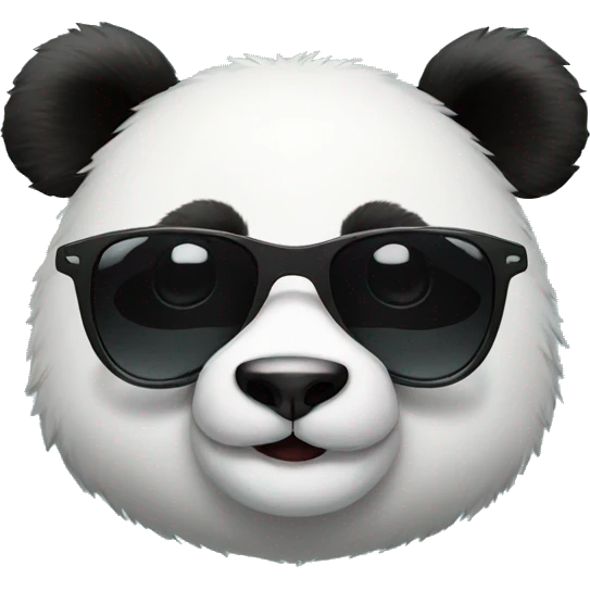 panda with sunglasses emoji