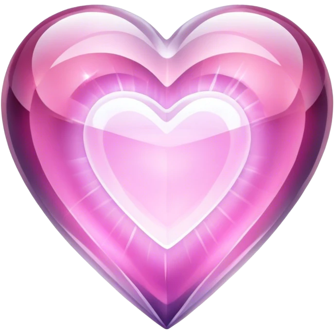 crystal heart emoji