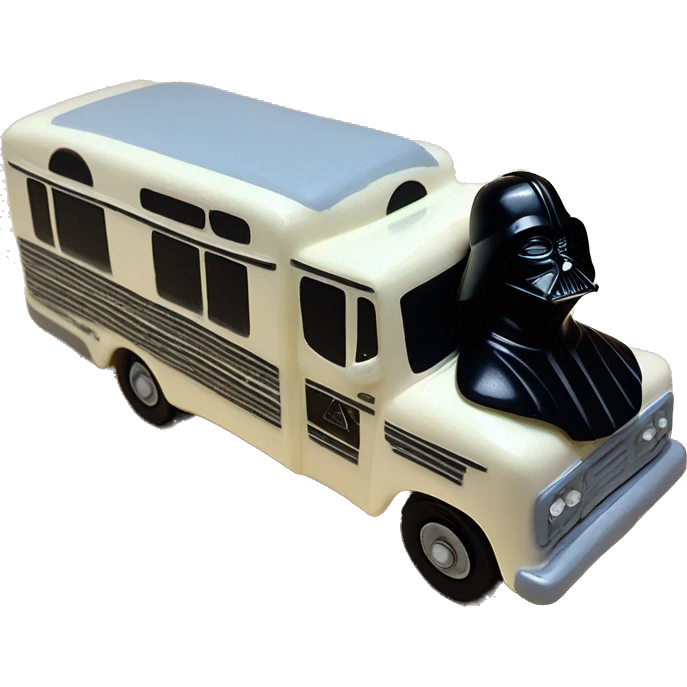 Darth Vader’s Matchbox ice cream  school bus 1956 ford emoji