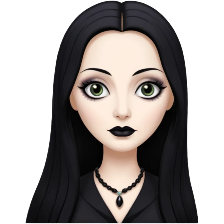 morticia addams emoji