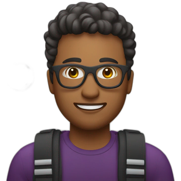 person editing videos on premiere pro emoji