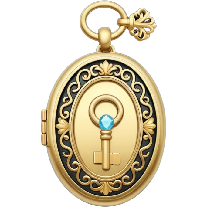 Tiny Key Locket
 emoji