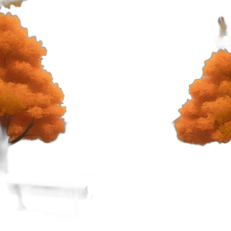 Fall park emoji