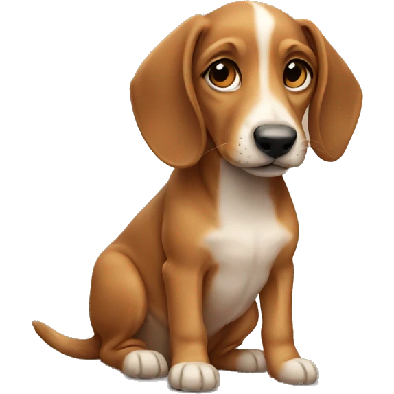  dashhound puppy emoji