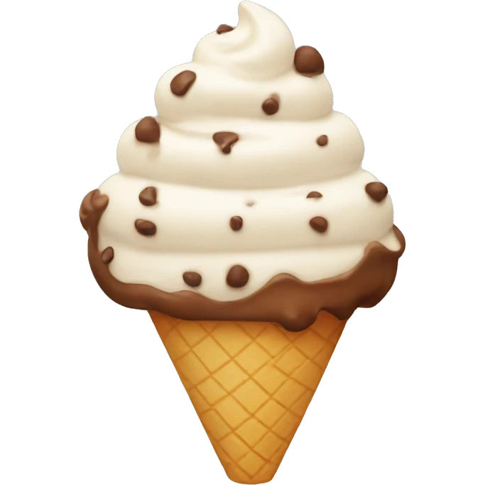 brown ice cream  emoji