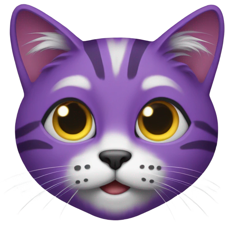 Purple cat emoji