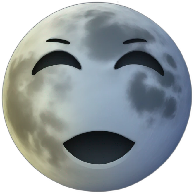moon smiley emoji