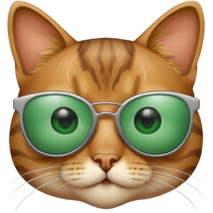 Cat wearing sunglasses emoji