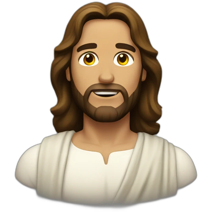 Jesus-muscle emoji