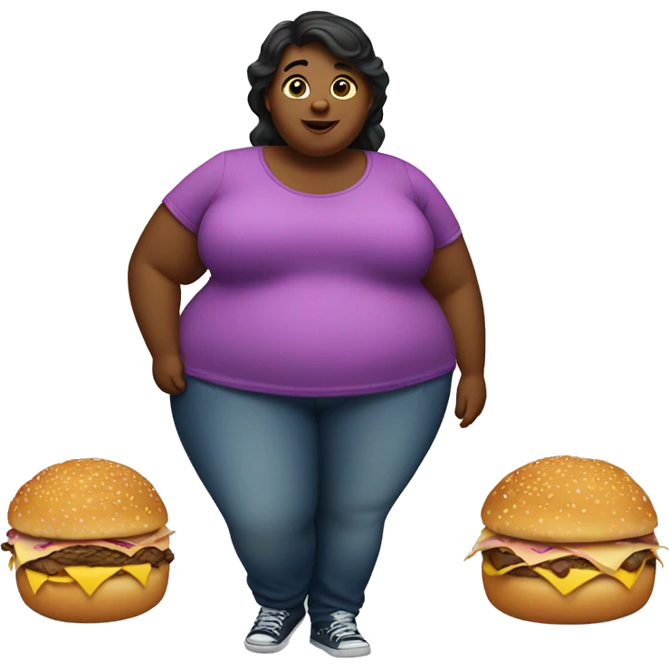 Fat girl emoji