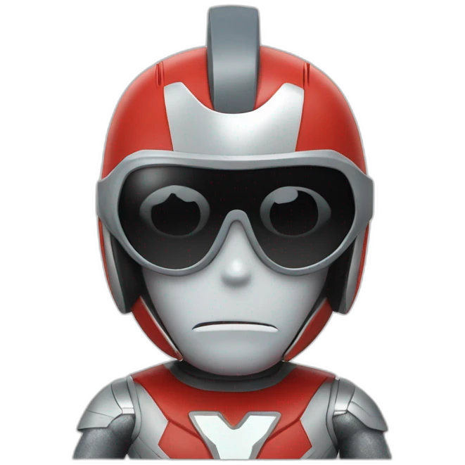Ultraman with sunglasses emoji