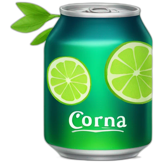 Lime in a corona beer emoji