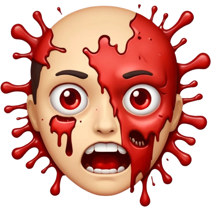 Una cara explotada emoji