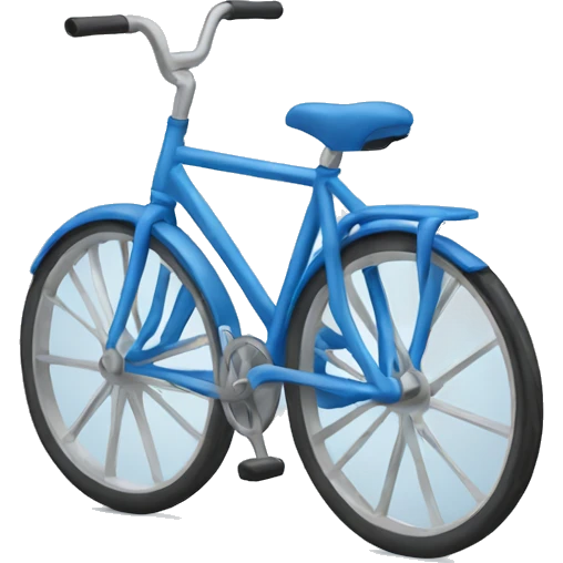 Blue bicycle emoji