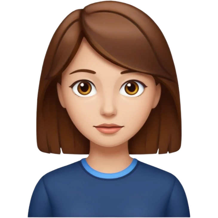 person woman brownhair body emoji