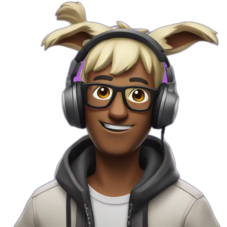 DJ Fortnite Lama emoji