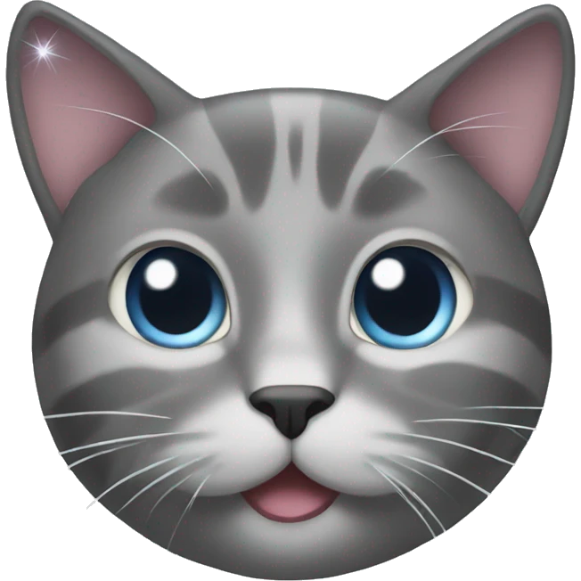 cat with sparkles emoji