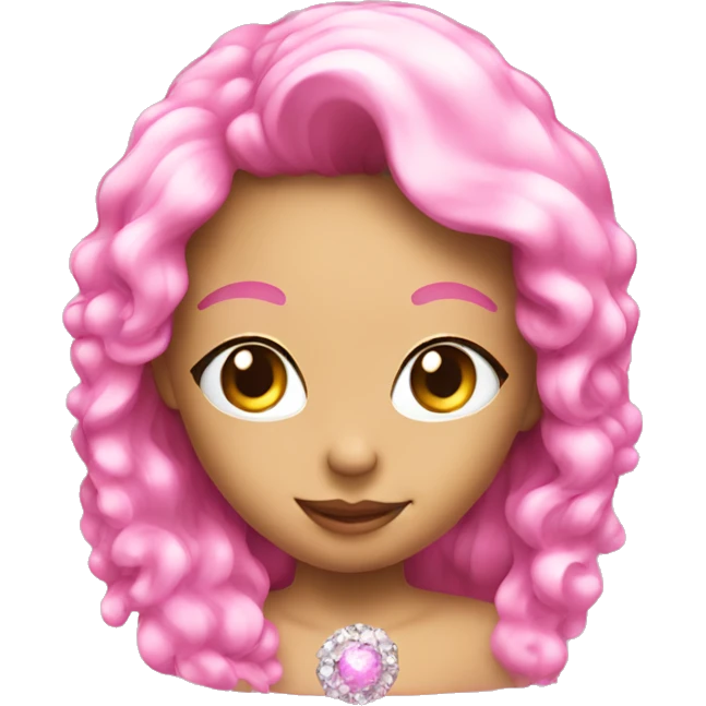 Pink sparkling  emoji