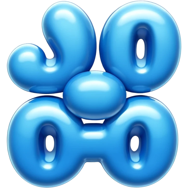 “Woof” in bubble letters emoji