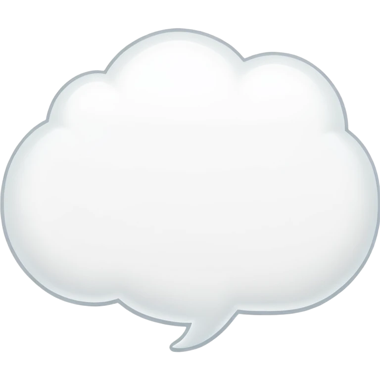 comic thought bubble with three dots, no text emoji