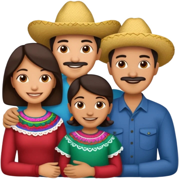 Mexican family emoji