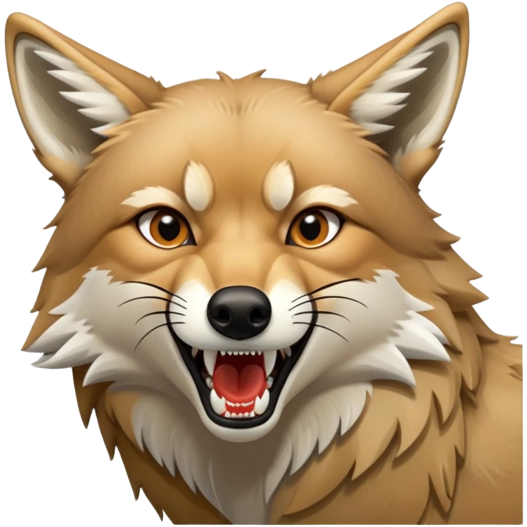 Coyote eating emoji